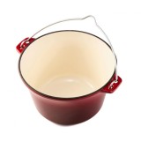 Ceaun Fonta Emailata Heinner 22cm 3L, Fara Capac - Ideal Gatit