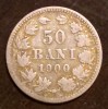 Moneda Romania - 50 Bani 1900 - Argint