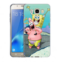 Husa Samsung Galaxy J5 2016 J510 Silicon Gel Tpu Model Spongebob foto