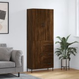 Cumpara ieftin Dulap &icirc;nalt, stejar maro, 69,5x34x180 cm, lemn compozit