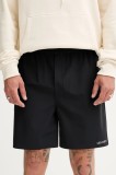 Les Deux pantaloni scurți Raphael culoarea negru, 1000096