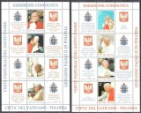 Vatican 2004 - Vizita Papei in Polonia, serie minicoli neuzate