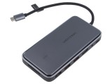 Hub USB USB 3.0 gri cu 9 porturi