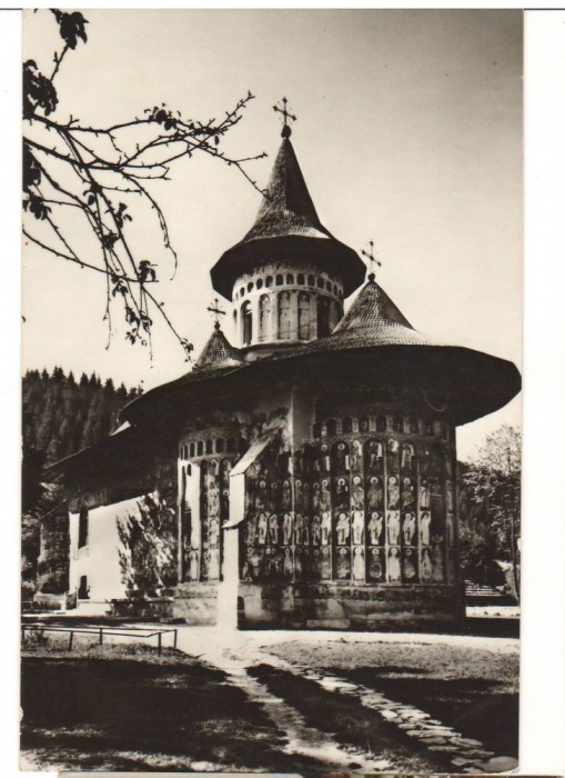 CPIB 22060 - CARTE POSTALA - BISERICA VORONET, NECIRCULATA