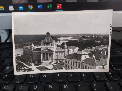 Arad Vedere, Palatul Culturii, nr. 7, circa 1938, foto Ruhm, necirculat, 205 foto