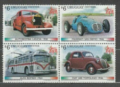 URUGUAY 1998 MASINI AUTOBUZE foto