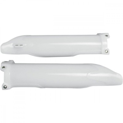 Aparatori telescoape fata Kawasaki KXF250/09-18 = KXF450/09-15, albe Cod Produs: MX_NEW KA04701280 foto