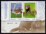 Cumpara ieftin RO 2021 ,LP 2322 ,&quot;Europa 2021-Specii naționale&quot; serie punte tip II+manseta ,MNH, Nestampilat