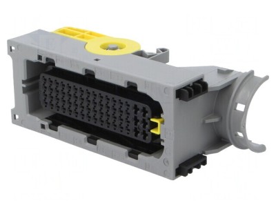 Conector Automotive LEAVYSEAL Mamă Gri Crimpat pe Cablu foto