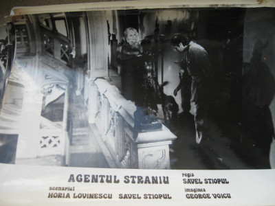 Film/teatru Romania - fotografie originala (25x19) - Agentul straniu foto