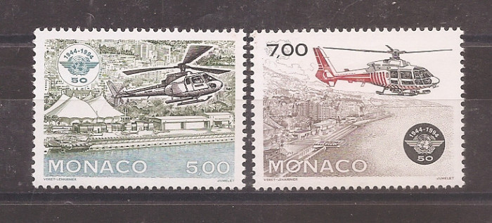 Monaco 1994-A 50-a aniversare a Organizației Aviației Civile Internaționale, MNH