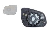 Geam oglinda exterioara cu suport fixare Opel Karl, 06.2015-; Chevrolet Spark (M300), 2015-, Stanga, incalzita; geam convex; cromat, View Max