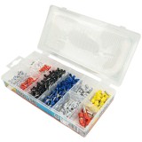 Conectori/papuci pentru cabluri electrice, pini terminali, 685 buc, Richmann