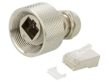 Set conectori Cat 5e metalici și plastic CONEC