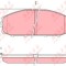 Set placute frana,frana disc NISSAN PATROL V platou / sasiu (1998 - 2016) TRW GDB3222
