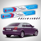 Cumpara ieftin Ștergătoare Toyota Avensis T25 Liftback Plastic 2003-2008 | Set Față Flat Premium &ndash; TeamCar&reg;