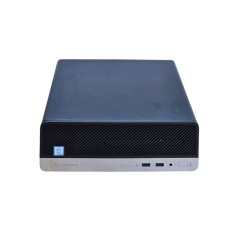 Unitate PC Second Hand, HP PRODESK 400 G4 SFF, Procesor I5 6500, Memorie RAM 8 GB, SSD 256 GB, Windows 10 Pro, DVD/RW