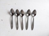 * Lot 5 lingurite foarte mici, 9cm, inox