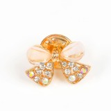 Brosa martisor funda aurie cu pietre