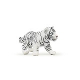 PAPO - Figurina Pui de Tigru Alb, Animale Salbatice