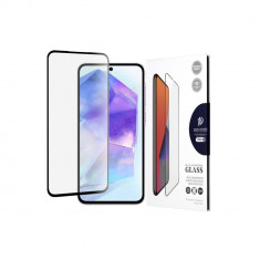 Folie Sticla pentru Samsung Galaxy A55 5G - Dux Ducis Tempered Glass - Black foto