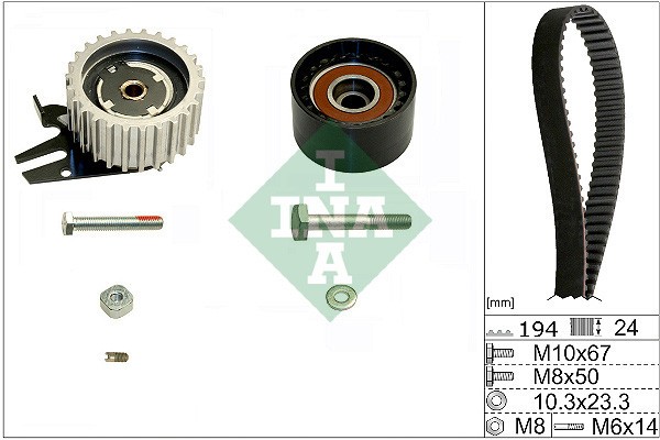 INA 530 0561 10 Set curea de distributie