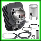 Cumpara ieftin Kit Cilindru 49cc 50cc Piaggio Ciao Vespa Gilera, Bolt 12mm, Piston 38.2mm. Set Motor Moped Scuter, Include Garnituri Segmenti Sigurante