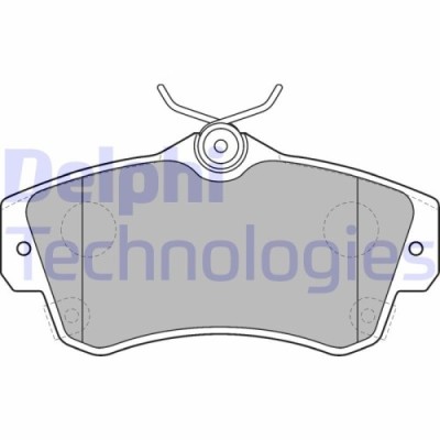 Delphi set placute frana, frana disc foto