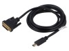 Cablu dual link DVI-D la HDMI 3m negru 28AWG