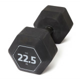 Ganteră Hex Dumbbell 22,5 kg Negru