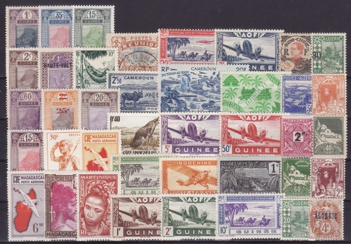 1938 - lot Colonii franceze