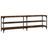 Cumpara ieftin Comoda TV, stejar fumuriu, 160x30x50 cm, lemn prelucrat