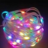 Instalație LED Fairy RGB, 5V DC, lungime 10 m, rezistentă la apă, IP65 HOROZ / 080-003-0010