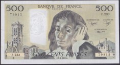 Bancnota Franta 500 Franci 1985 - P156e aUNC ( vezi descriere )