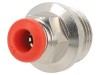 Racord Push-In Alamă Nichelată 3/8