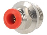 Racord Push-In Alamă Nichelată 3/8