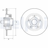 DELPHI BG9137RS Disc frana