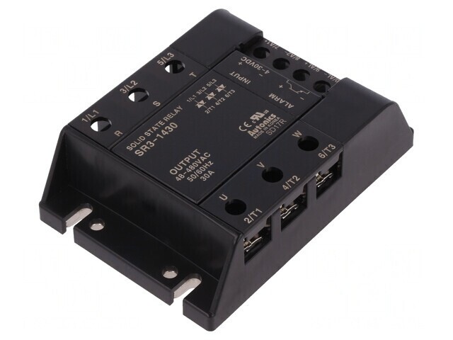 Releu semiconductor 30A 3-fazat 48-480VAC