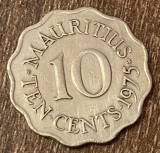 C50 - Moneda foarte veche - Mauritius - 10 centi - 1975