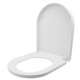 Capac de toaleta Granitan, D4, Inchidere silentioasa, Easy Clean, Alb