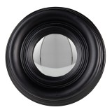 Oglinda perete lemn negru 21x4 cm