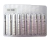 Bit pentru cuticule de diamant, flacără rotunjită, br&acirc;u roșu 244-018R