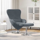 vidaXL Fotolii, Recliner și Fotolii pentru Somn 2 pcs Gri &icirc;nchis