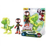 SPIDEY SI PRIETENII MARVEL DINO WEBS MILES SPIN MORALES SI MARVEL&#039;S ELECTROSAURUS