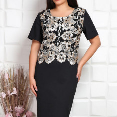 Rochie De Ocazie Efes Negru - 60Marimea