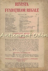 Revista Fundatiilor Regale - Anul XII, Nr.: 1/1945 foto