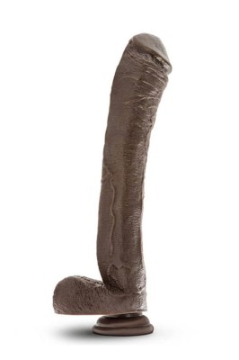 Dildo Clasic Dr. Skin Mr. Ed, Ciocolatiu, 33 cm foto