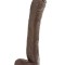 Dildo Clasic Dr. Skin Mr. Ed, Ciocolatiu, 33 cm