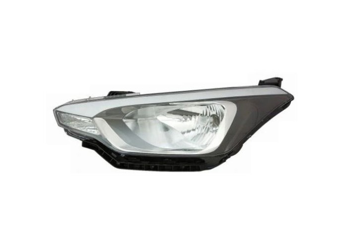 Far HYUNDAI I20, 10.2014- 5 usi, I20, 10.2014-11.2014 cu 3 usi, OEM/OES, fata, partea stanga, tip bec H4+PY21W+W5W; electric; cu motor;