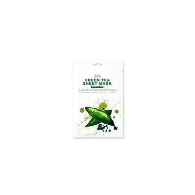 Tenzero Green Tea Sheet Mask Mască de față cu extract de ceai verde 25 g foto